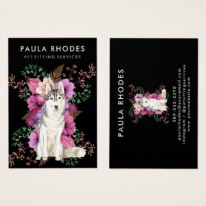 Pet Sitter Business Card