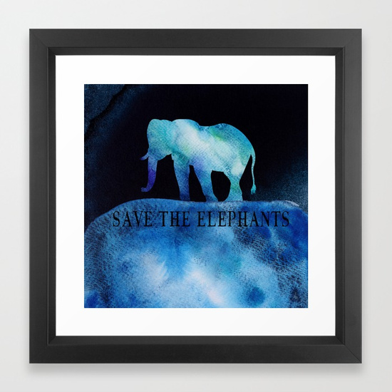 save-the-elephants-watercolor-painting-framed-prints
